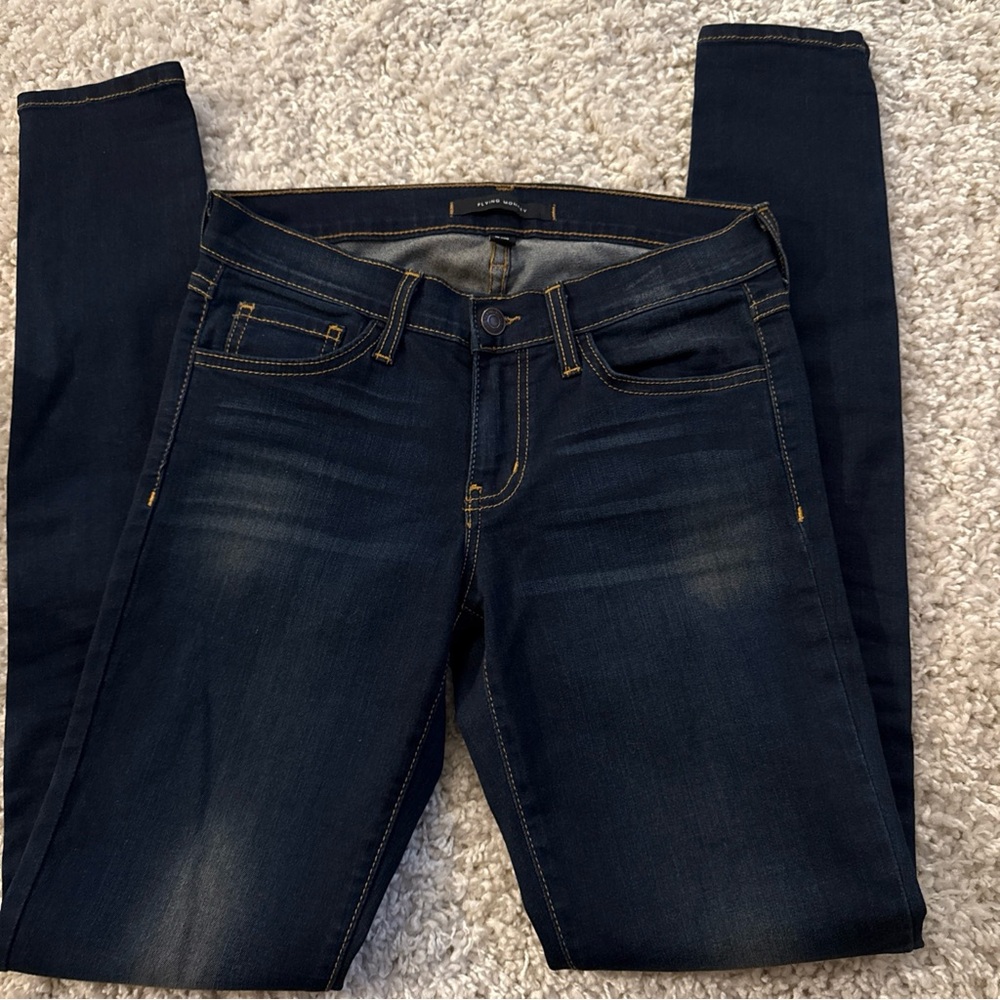 Flying Monkey Dark Skinny Women's Jeans - Picture 5 of 9